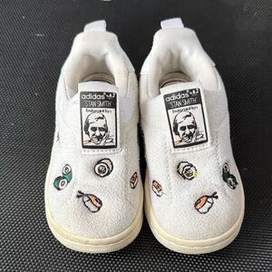 Adidas Kids White Sushi x Stan Smith Sneakers